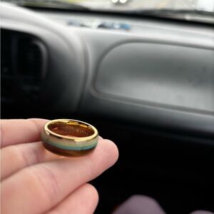 Manly Bands The Journeyman Ring- engraved size 9